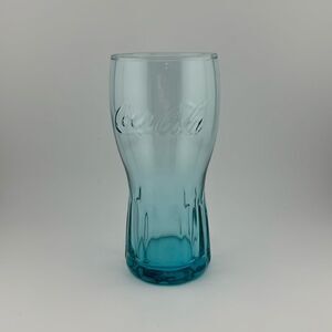 Coca-Cola CocaCola Coke Blue 16oz Ounce Drinking Glass Cup